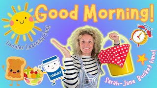 Toddler, kids, baby | Morning Time Fun! 123, Routines, Days of the week, With Sarah-Jane BucketTime!