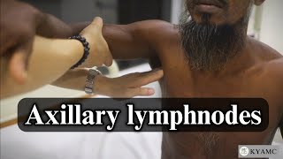 Examination of The Axillary Lymphnodes Standardized Clinical Examination Videos | KYAMC