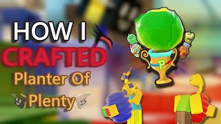 How I Crafted Planter of Plenty in just TWO Months... | Bee Swarm Simulator