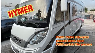 HYMER camper van DPF fault, diagnosis & fix