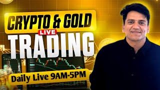 BTC &  ETH Live | 15 feb 2026 | Crypto With Sunil Live Stream