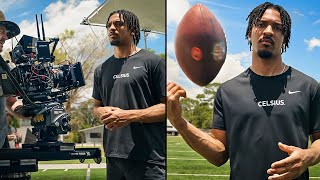 We Shot a Commercial with Jayden Daniels