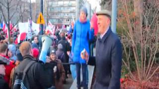 Every body fukin jump Roman Giertych KOD demonstracja marsz KOD 12.12.2015