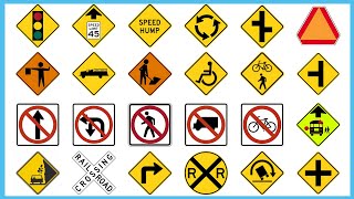 50 Essential Road Signs Every Driver Should Know! | US Traffic Signs