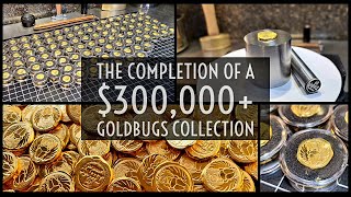 Unprecedented Handcrafted Gold Collection [ Part 2 ] The "GoldBugs" 2021 1/4oz Rounds v2 Series!