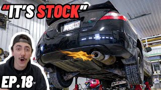 TURBO 8th Gen Honda Civic Build | Ep.18 (Sleeper Exhaust)