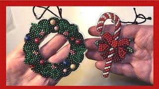 Diamond Art Christmas Ornaments from Michaels | Christmas Crafts 2023