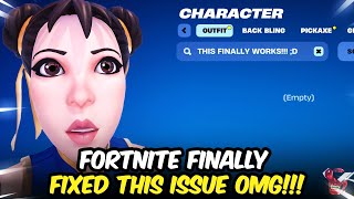 FORTNITE Finally FIXED This ISSUE!! 😭😱