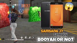 Samsang J7 prime Free Fire Full Gameplay 🔥 || Booyah Hoga Ya Nahi 🤔 || HUNTER GAMING