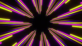 4 Hours 4K UHD Neon Vortex Groove Infinite Glow | Background Party
