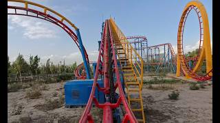 Roller Coaster front seat onride Mounted 4K 60FPS POV Aksu Fengquanhe Amusement Park