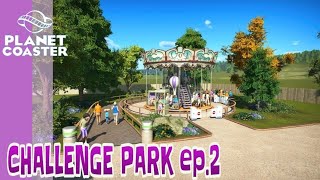 Planet Coaster Challenge Park episode 2: Second ride gets built... are we still poor????
