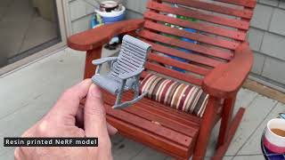 3D printed my 'NeRF scanned' chair model