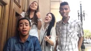 Família - Juliana Silva, Dennise Kelly, Sandro Sousa e Alex Araujo.