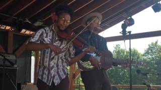 Dom Flemons and Brian Farrow at the Summer Hoot 2016