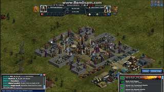 WAR COMMANDER CuyeK CapeK in action in sector 40 and level 49 attack my base 76% online loll