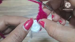 woolen flower 🌼 🌸 kaise banaye. crochet flower 🌼 #viralvideo
