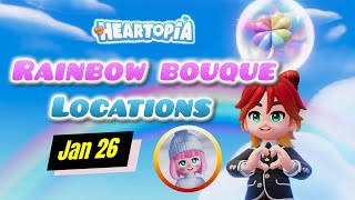 Rainbow Bouque and Doris location on January 26 in Heartopia