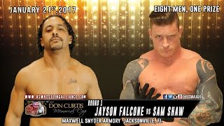 Jayson Falcone v Sam Shaw - Opening Round - 2017 Don Curtis Memorial Cup