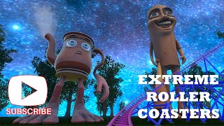 Tung Tung Sahur Extreme Roller Coaster Experience 🚀#viral