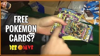 How To Get FREE Pokémon Cards!!! Dollar Store Dumpster Dive | Dee Dave