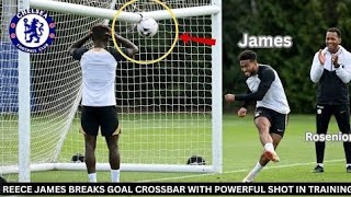 🚨 UNBELIEVABLE! REECE JAMES BREAKS CROSSBAR AS CHELSEA TRAINING HITS MAX INTENSITY AHEAD OF FA CUP 🔥