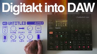 Using DIGITAKT to create glitch beat and record to DAW