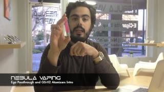 EGO USB powered passthrough GS H2 Atomizer and White Dwarf intro and Basic Use