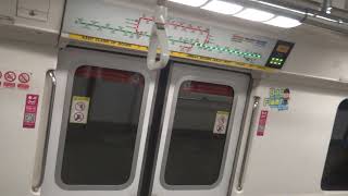 SMRT Trains C151, Kawasaki EMU (Mitsubishi GTO-C, CBTC) - Outram park to Tanjong Pagar (New Chime)