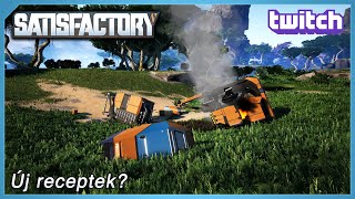 Új receptek? - Mega Factory #14! | Satisfactory | 2021.04.08