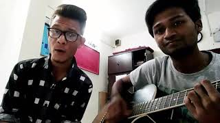 Yeh Chaand Sa Roshan Chehra + Hai Apna Dil To Awara song cover by SAn JEEt SAKLANi ft. guitar AKASH