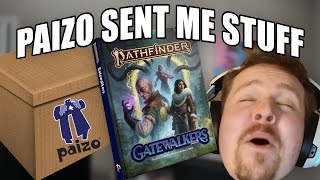 I got Free Stuff from PAIZO and talked about it on Stream