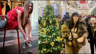 Russian Christmas is Glorious!✨ Walking in Moscow City Center