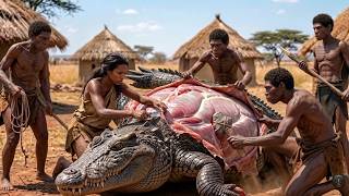 Life Millions of Years Ago | Ep 52: Giant Crocodile Attacks Prehistoric Humans on the River