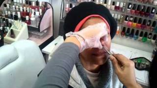 Bren getting her nose pierced 12-21-10