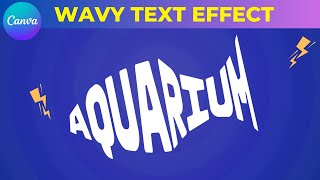 Make Wavy Text in Canva (Very easy)