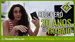 ¡RECUPERÓ 20 AÑOS DE TRABAJO! 😱 | RecuperoDatos.com