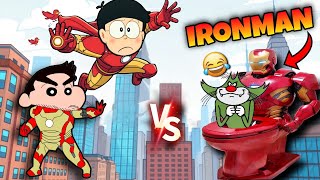 Playing Worst IRONMAN Games With Shinchan Nobita And Jack 😯