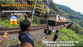 ஆத்தாடி MUMBAI PUNE WATERFALLS IN HEAVY RAINS | KP Waterfalls- Pune to Khopoli in monsoon #monsoon