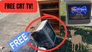 Free CRT TV Symphonic 20 Inch Find And Test
