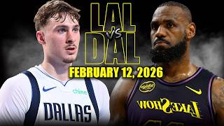 Los Angeles Lakers vs Dallas Mavericks Full Game Highlights – February 12, 2026 | NBA Season