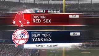 Boston Redsox vs New York Yankees MLB the Show 2013 Amazing Gameplay