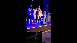 Elijah and Anna are dedicated to Our Heavenly Father, Son and Holy Ghost at church 05/03/2023