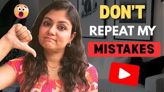 Learn From My 10 Worst YouTube Mistakes🚨So You Don’t Fail #youtube #growth #mistakes #viral #video 