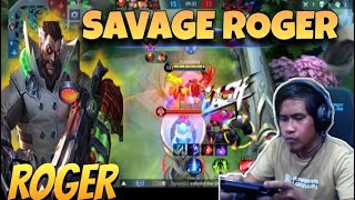 CHOOX TV GINAMIT PINAKAMALAKAS NA TOP ROGER KAYA SAVAGE NATO, LAUGHTRIP! | MOBILE LEGENDS