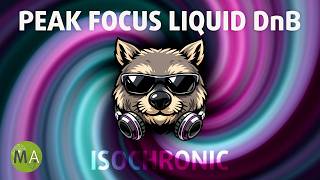 Peak Focus High Productivity - Liquid Drum and Bass Wombat Mix