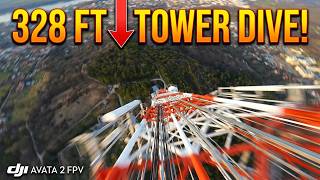 328 ft Broadcast Tower Dive | DJI AVATA 2 Cinematic FPV