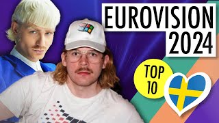 The Top 10 songs of Eurovision 2024