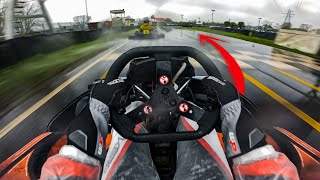 Wheel to Wheel Racing in the RAIN 🌧️☔ | Rye House Kart Raceway