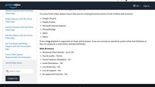 Is PRIME VIDEO supported on LINUX?